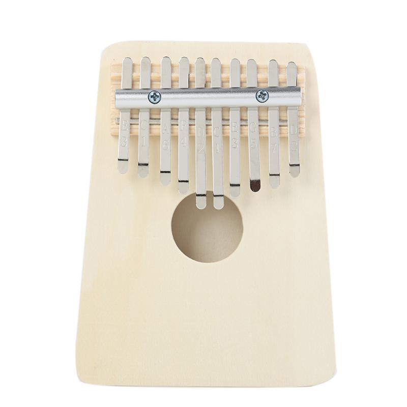 10-Key Thumb Piano Basswood DIY Kit Kalimba Set Musical Instrument for Beginner Children Handmade Set Musical Instrument