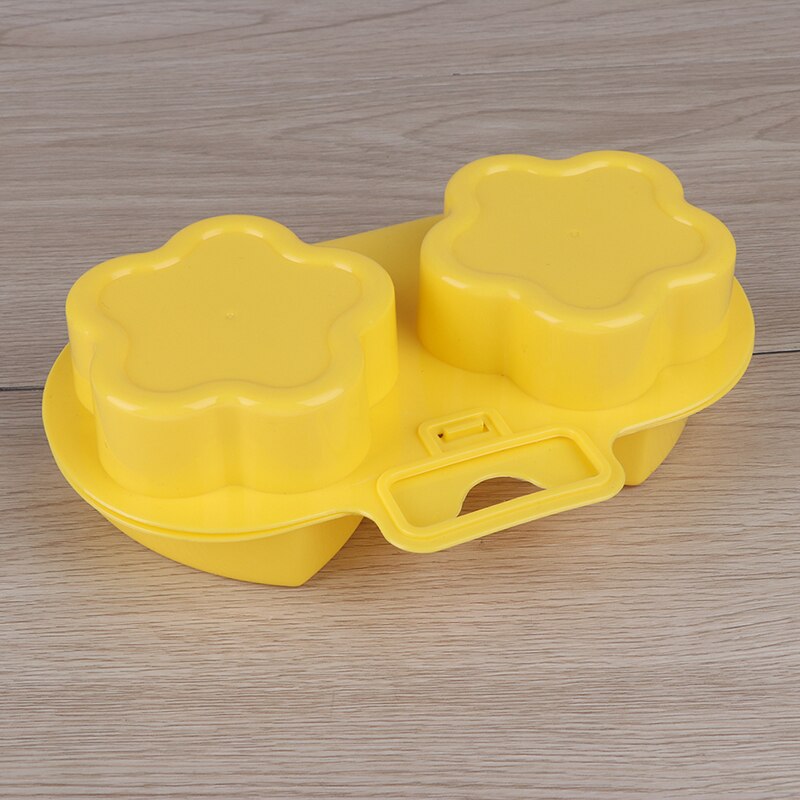Microwave Two Egg Poacher Cook Sandwich Breakfast Cooker Kitchen Tool