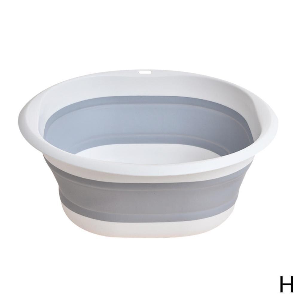 Lavabo portátil plegable para viaje en casa: H