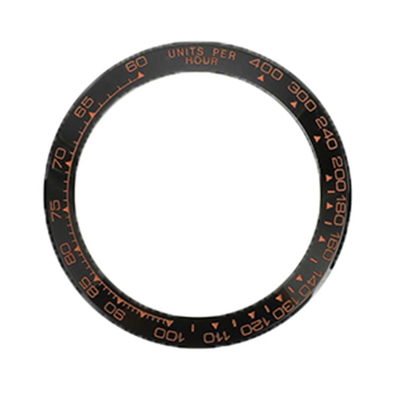 38mm/38.5mm Ceramic Watch Bezel Insert For Mens Watch Face Multiple Styles Watches Replace Accessories Inner Diameter 30.7mm: Black Rose Gold Word