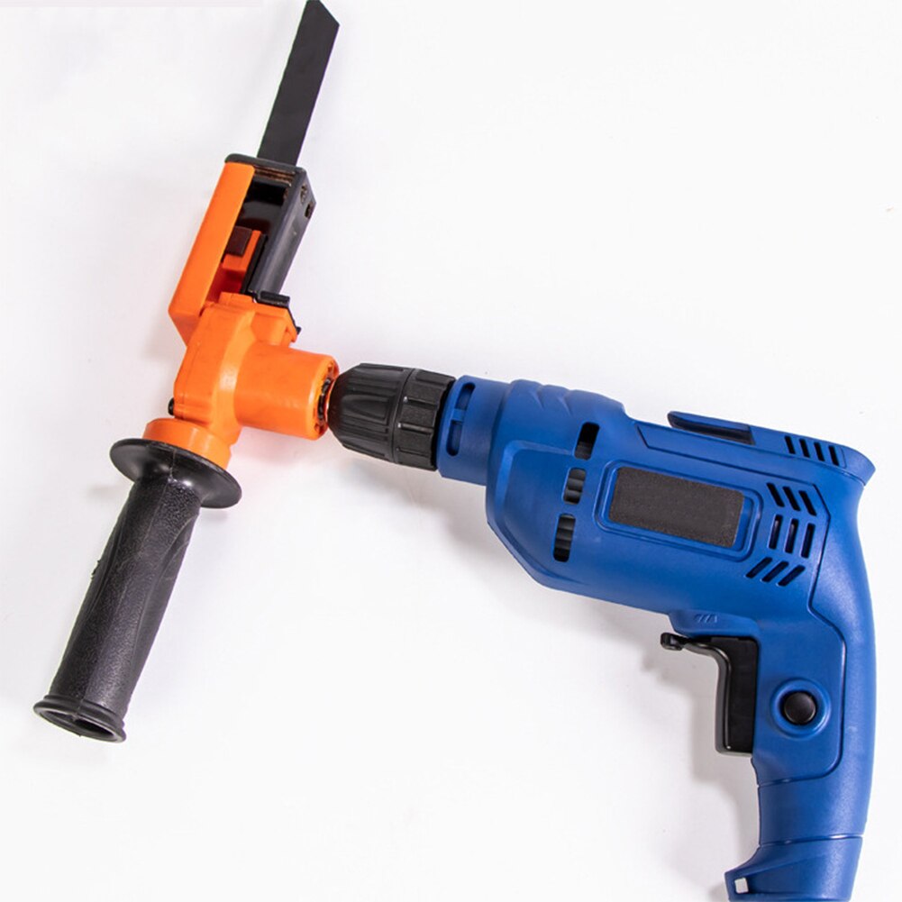 Perceuse électrique scie modifiée scie alternative électrique antidérapante en acier allié poignée de ménage perceuse scie accessoire outil électrique