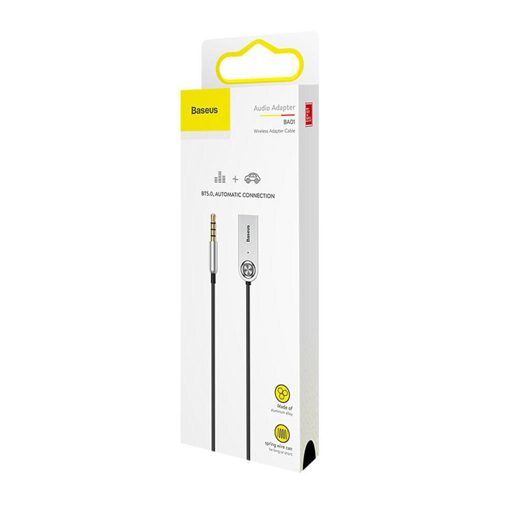 Baseus AUX Bluetooth-compatible Adapter Car 3.5mm Jack Dongle Cable Handfree Car Kit Audio Transmitter Auto Receiver