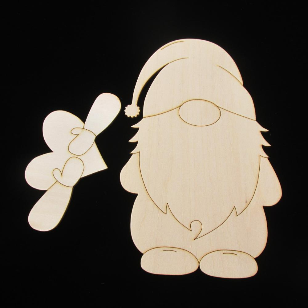 Panneau en bois vierge Interchangeable, 7 pouces, inachevé, bricolage, artisanat, décoration de maison, Art mural, de ,: heart