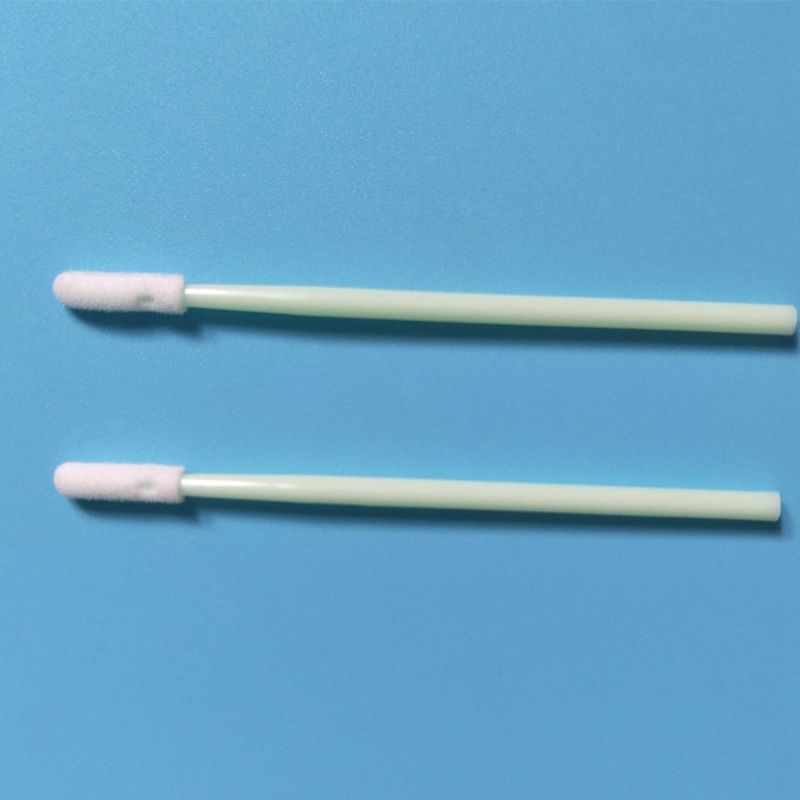 100 Stks/pak Kleine Ronde Kop Schuim Tip Wattenstaafje Stofvrij Spons Sticks