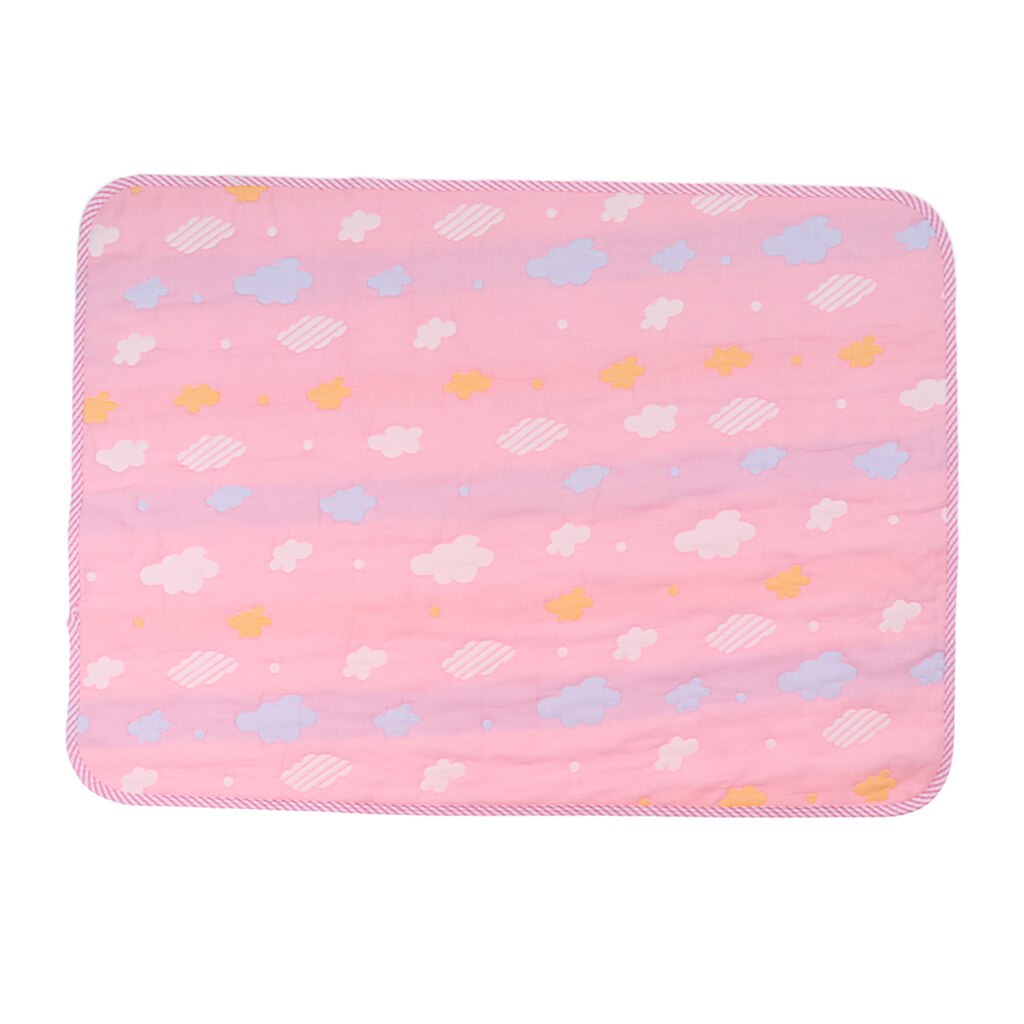 Brand Soft Padded Deluxe Baby Changing Mat Waterproof Mats Water Proof: Pink cloud  50x70cm