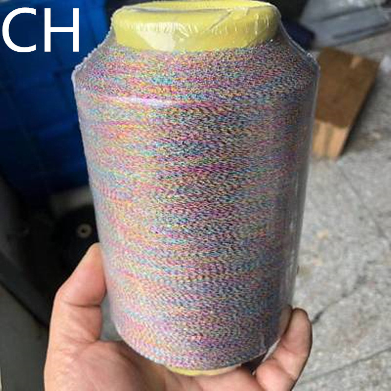 480g Metallic Weaving Silk Thread Shiny Colorful Embroidery Line Jewellery Threads DIY Sweater Weave Mixed Yarn Sewing Thread: 20-CH-480g