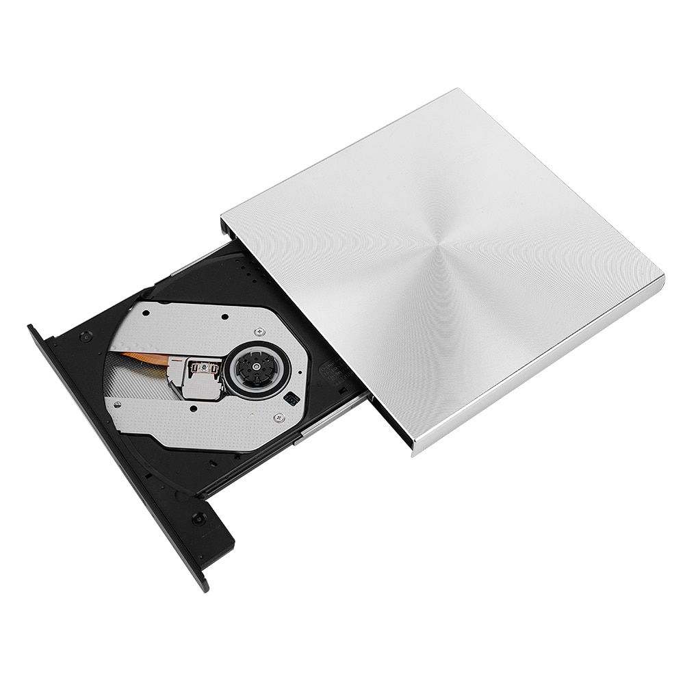 External DVD Burner 5Gbps Data Transmission External DVD Burners Multi-Level Protection Pop-Up USB 3.0 DVD Drive