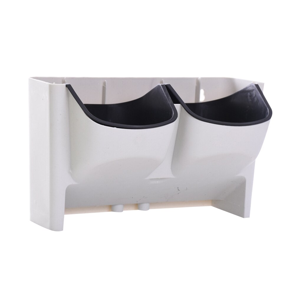 Jardinière verticale auto-arrosante, Pot de fleurs empilable, tenture murale Durable pour le balcon du jardin MAZI888: White M