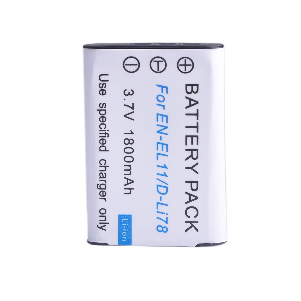 1pcs 1800mAh NP-BY1 NPBY1 EN-EL11 ENEL11 Battery for Sony Action Cam Mini HDR-AZ1VR AZ1 AZ1V AZ1VR Nikon Coolpix S550 S560
