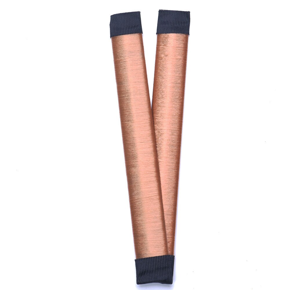 Herramienta de cabello trenzado circular de forma circular, utensilio para hacer moños de rosquilla flexible francesa, utensilios de estilismo para el pelo Diy de Clip de estilo de peinado, 1 ud.: coffee