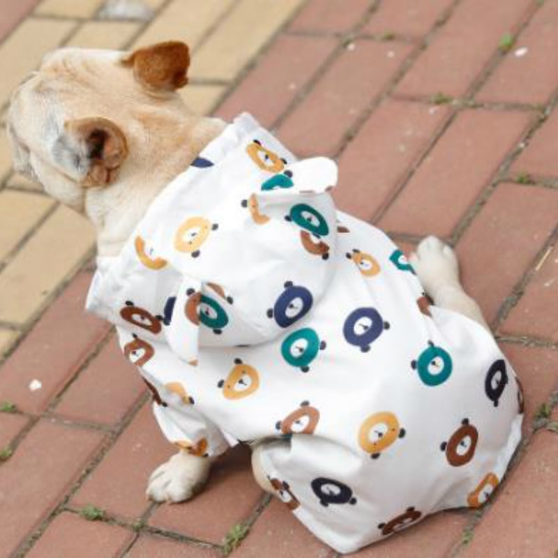 Kæledyr hund regnfrakke tøj vandtæt hund frakke til små hunde regnjakke til mops fransk bulldog puddel bichon corgi