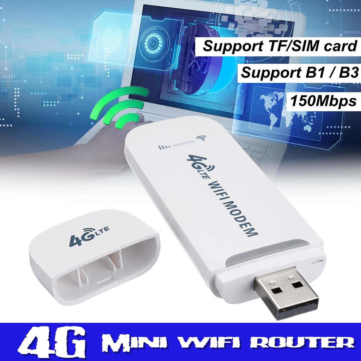 Routeur Portable TP-LINK TL-MR3020 3G/4G - Blanc, Ouvert Mais Jamais Utilisé