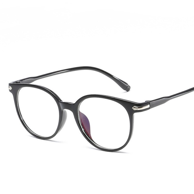 Zilead Fashionable Reading Glasses Flat Lens Artistic Decorative Spectacles Comfortable Light Blue Film Optical Glasses Unisex