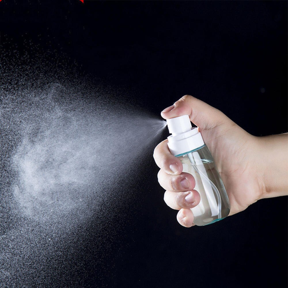 60ml resor tom sprayflaska plast atomizer liten mini tom påfyllningsbar parfym vatten sprayflaska sminkbehållare