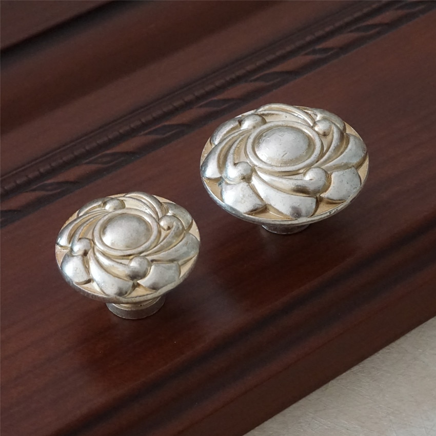 3.75'' 5'' Shabby Chic Dresser Pull Knobs Drawer Knobs Pulls Handles Antique Silver Kitchen Cabinet Hanldes Door Handle Knobs