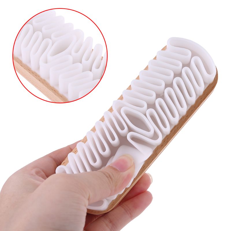 Decontamination Brush D-type Suede Leather Velvet Snow Boots Shoes Cleaning Brushes Water-free Convenient Shoe Care Maintenance