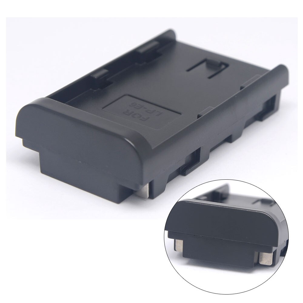 Mcoplus för canon lp -e6 to f570/f770/f970 batteriadapter/hållare omvandlare led lampa för canon till för sony batteri