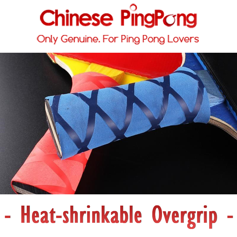 2x cinta de mango Overgrip para raqueta de tenis de mesa Material termorretráctil empuñaduras de murciélago de Ping Pong accesorios para banda para el sudor