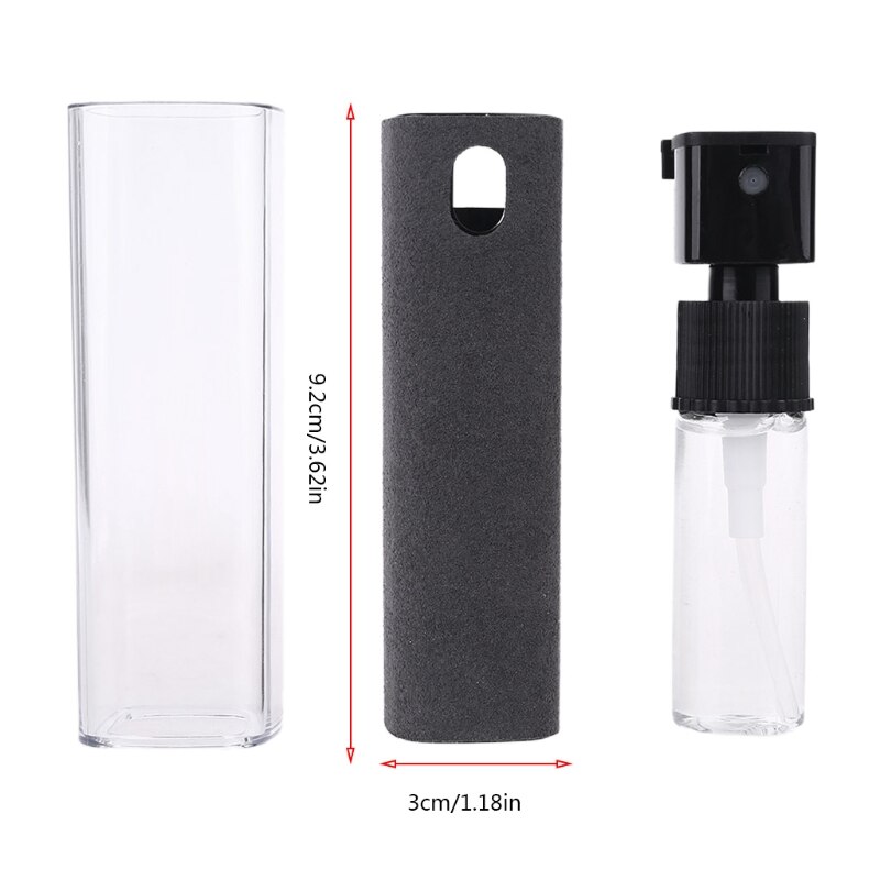 1Set Portable Phone PC Screen Cleaner Microfiber Cloth Cleaning Device for Cellphones/Computer/Notebook/Tablet/TV Screen