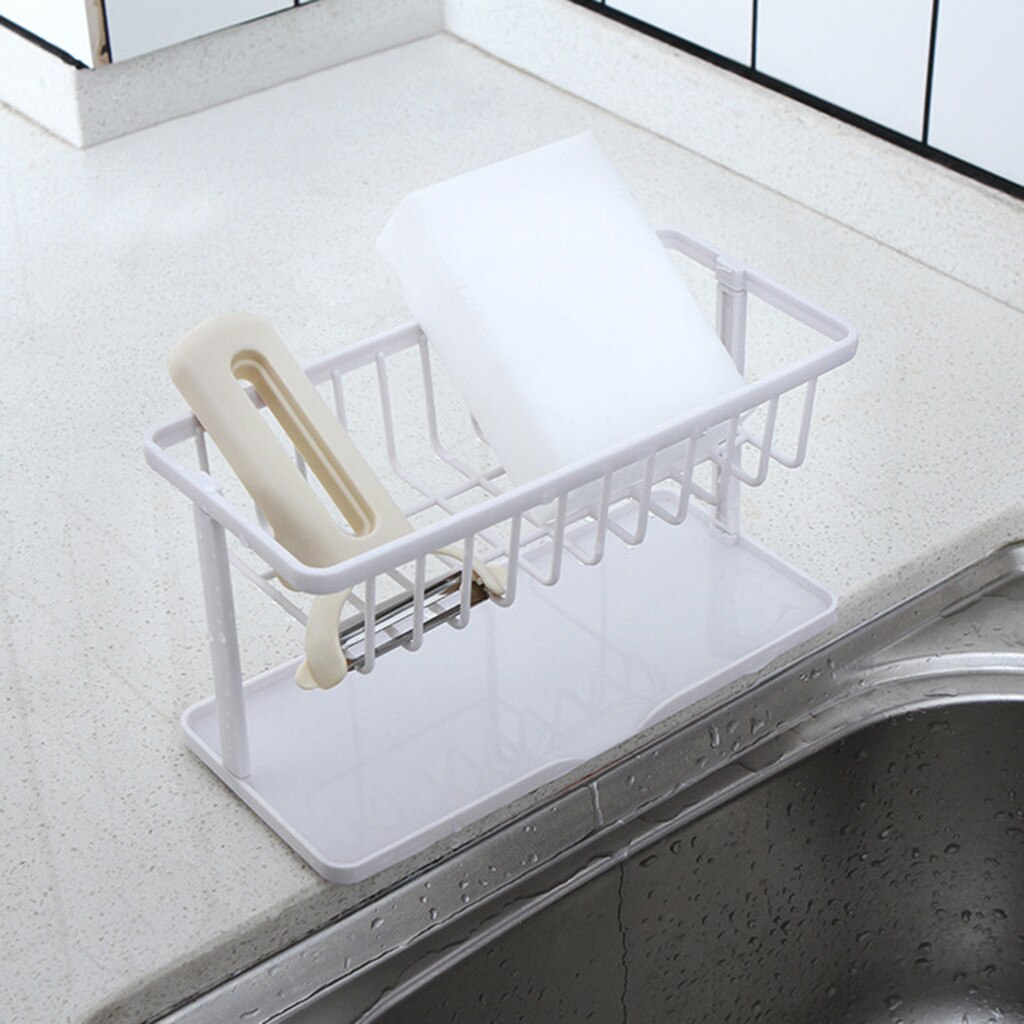Egouttoir vaisselle evier porte-éponge crochets sur le mur organisateur d'angle salle de bain Caddy étagère cuisine rangement support étagères