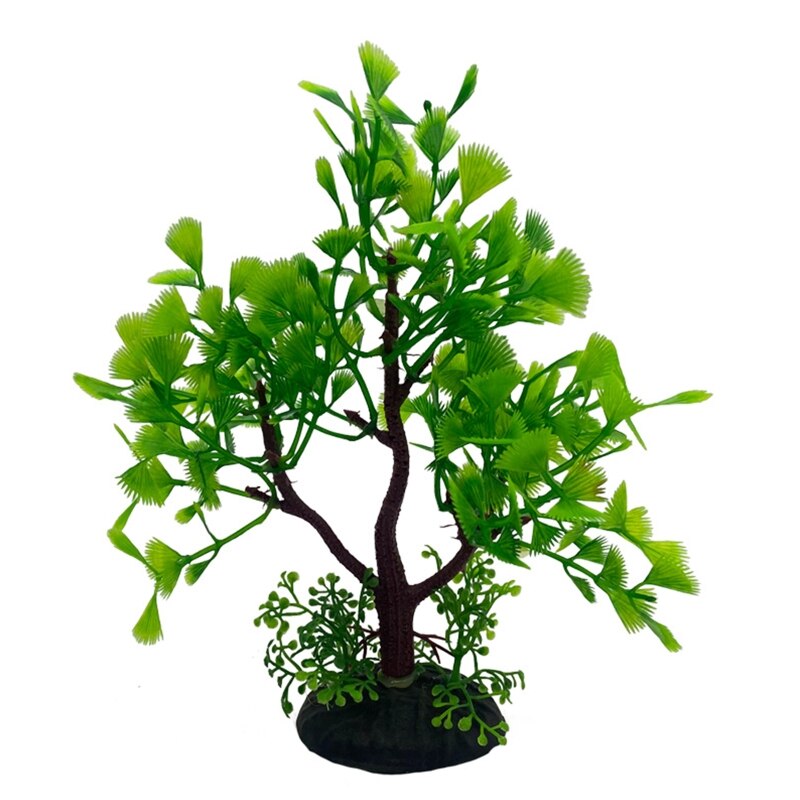 Aquarium Plastic Planten Realistische Kleine Boom Kunstplanten Decoraties Voor Fish Tank Niet Giftig Veilig Voor Alle Vis: T504