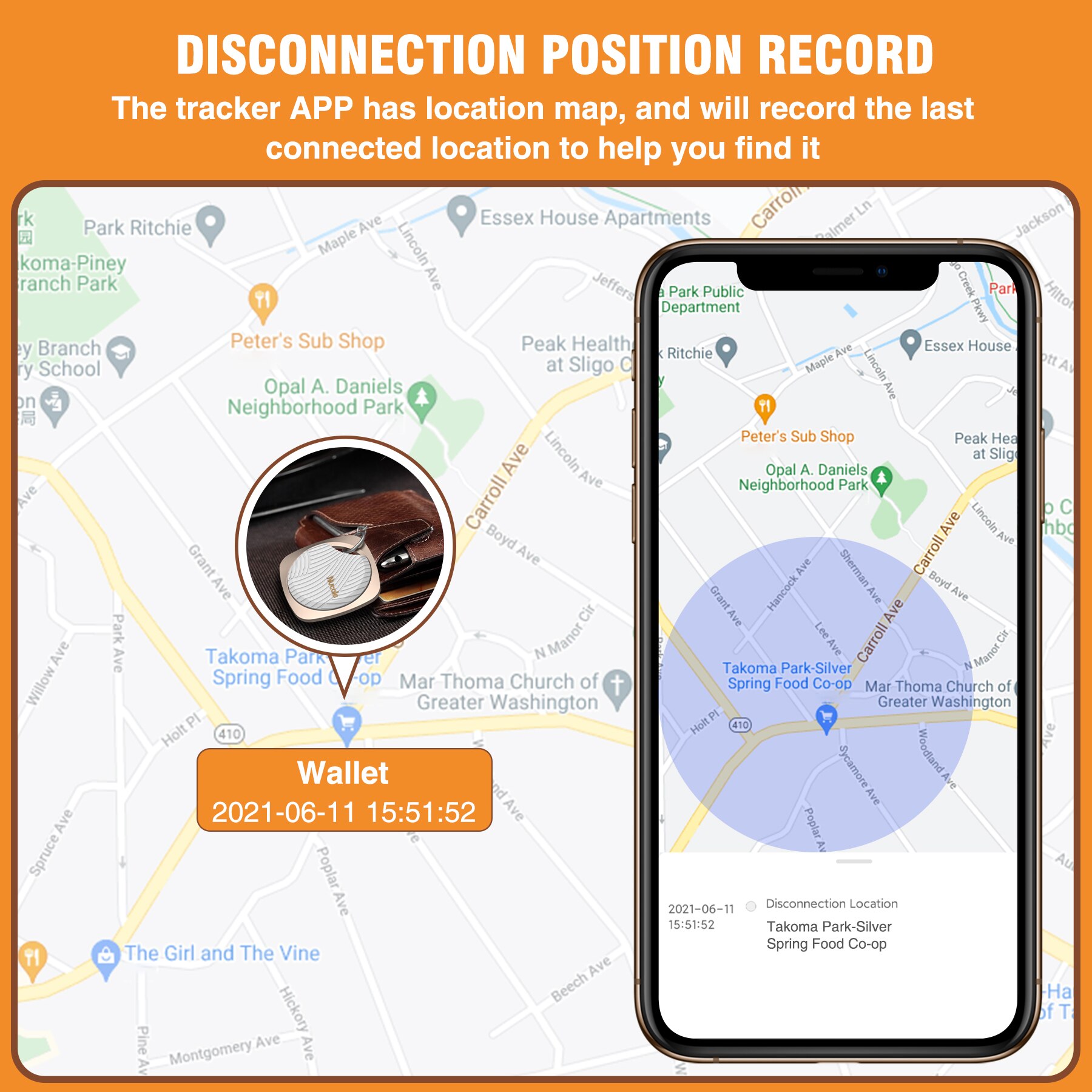 Wireless Mini Intelligent Tracker Anti-lost Alarm Tracker Key Finder Child Bag Wallet Phone Finder APP Locator Anti Lost Alarm