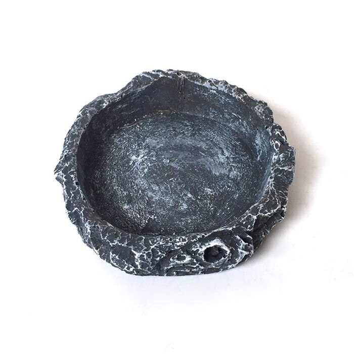 Saim Turtle Feeding Plate Reptile Feeding Bowl Crawler Pet Feeding Round Bowl Feeder Dish for Turtle Tortoise Clamping Pet Feed: 3 food bowl