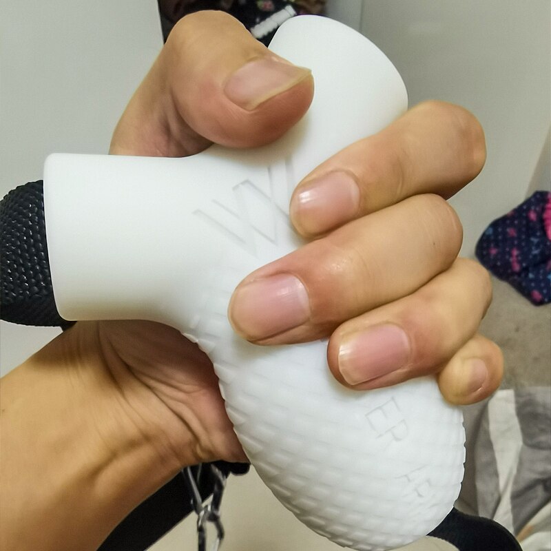 Y-shaped Arm Wrestling Grip Handle With Strap Armwrestling Pronation Rising Rope Gym Home Forearm Finger Strength Training Grips