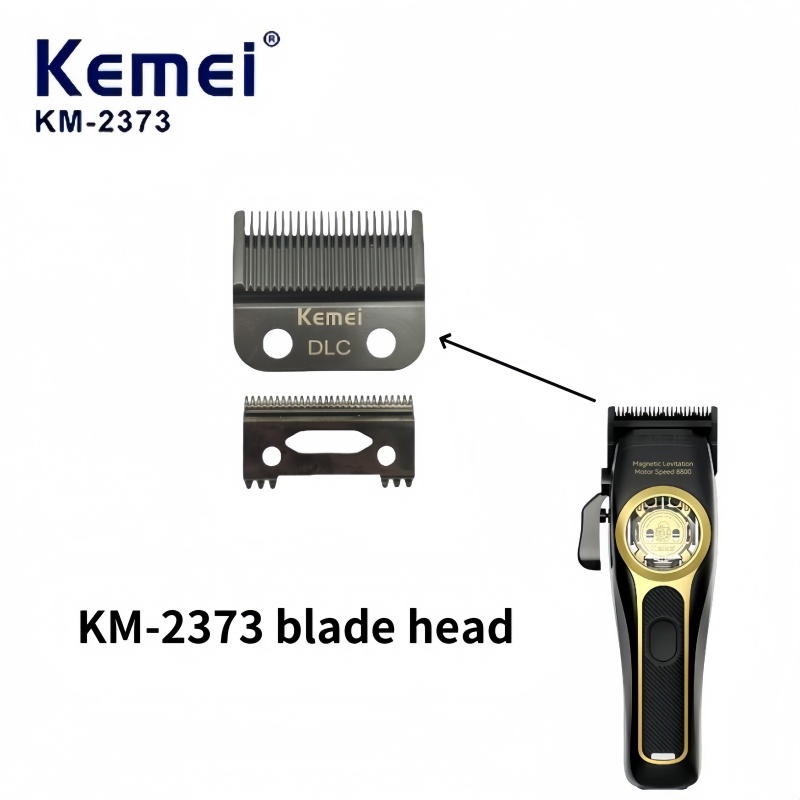 Kemei km -2373 hårklippertilbehør – reserveblad, trimmerhode, hårklipperverktøy, originale deler