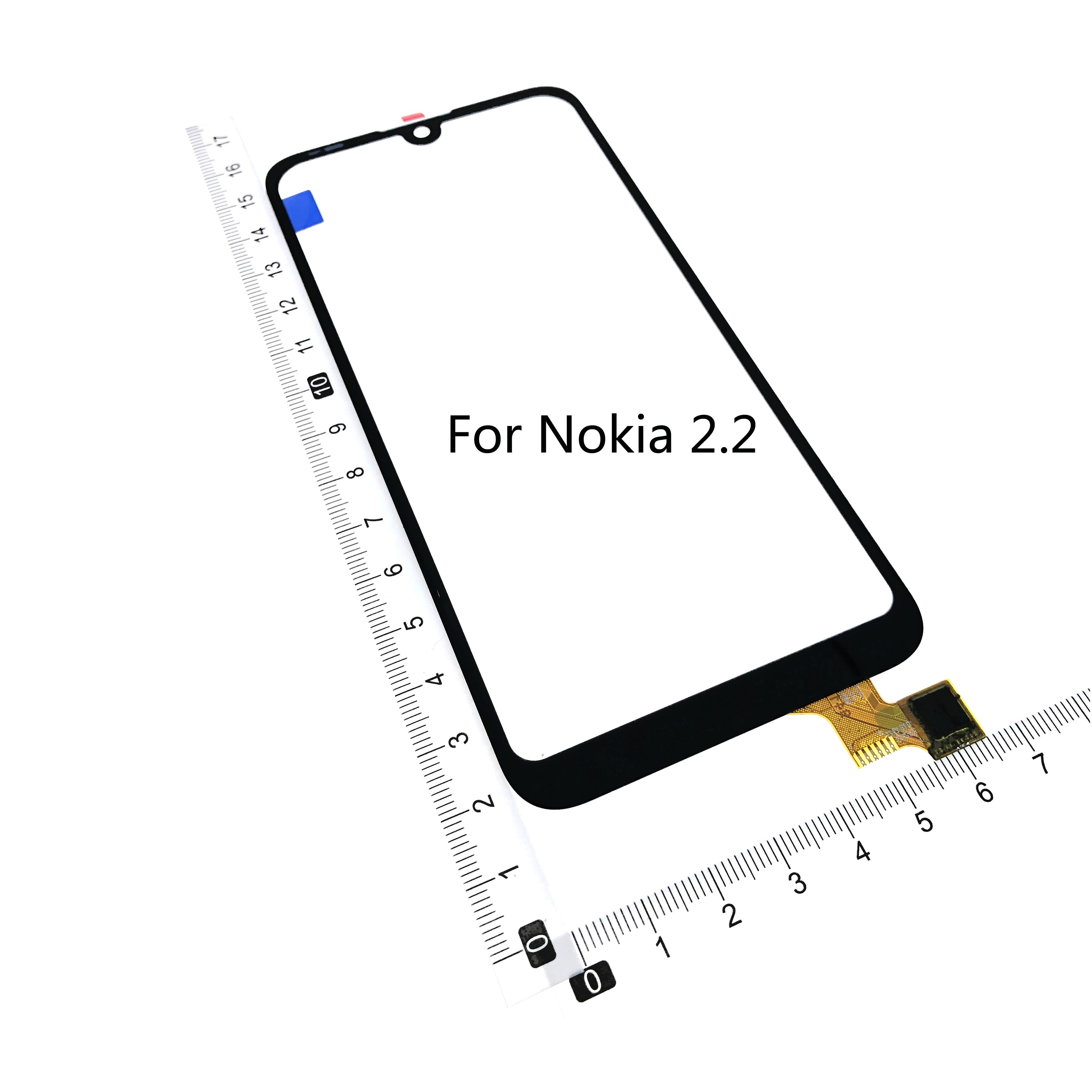 Para nokia 2.2 3.2 4.2 7.1 x6 6.1 plus para nokia 1 n1 telefone tela de toque digitador do painel vidro toque sensor montagem peças: For Nokia 2.2