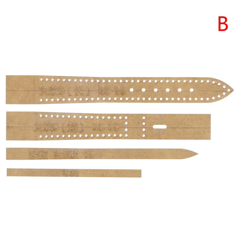 Akrylowy pasek robić zegarka szablon szablon przezroczysty DIY skórzane narzędzie rzemieślnicze strona główna DIY dostarcza 5 stylów: B