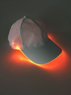 Il nuovo Design illumina i berretti a LED lampeggiante Baseball cappello luminoso 2 modalità cappello bagliore in cotone regolabile per la pesca Jogging Party Hip-hop: 13