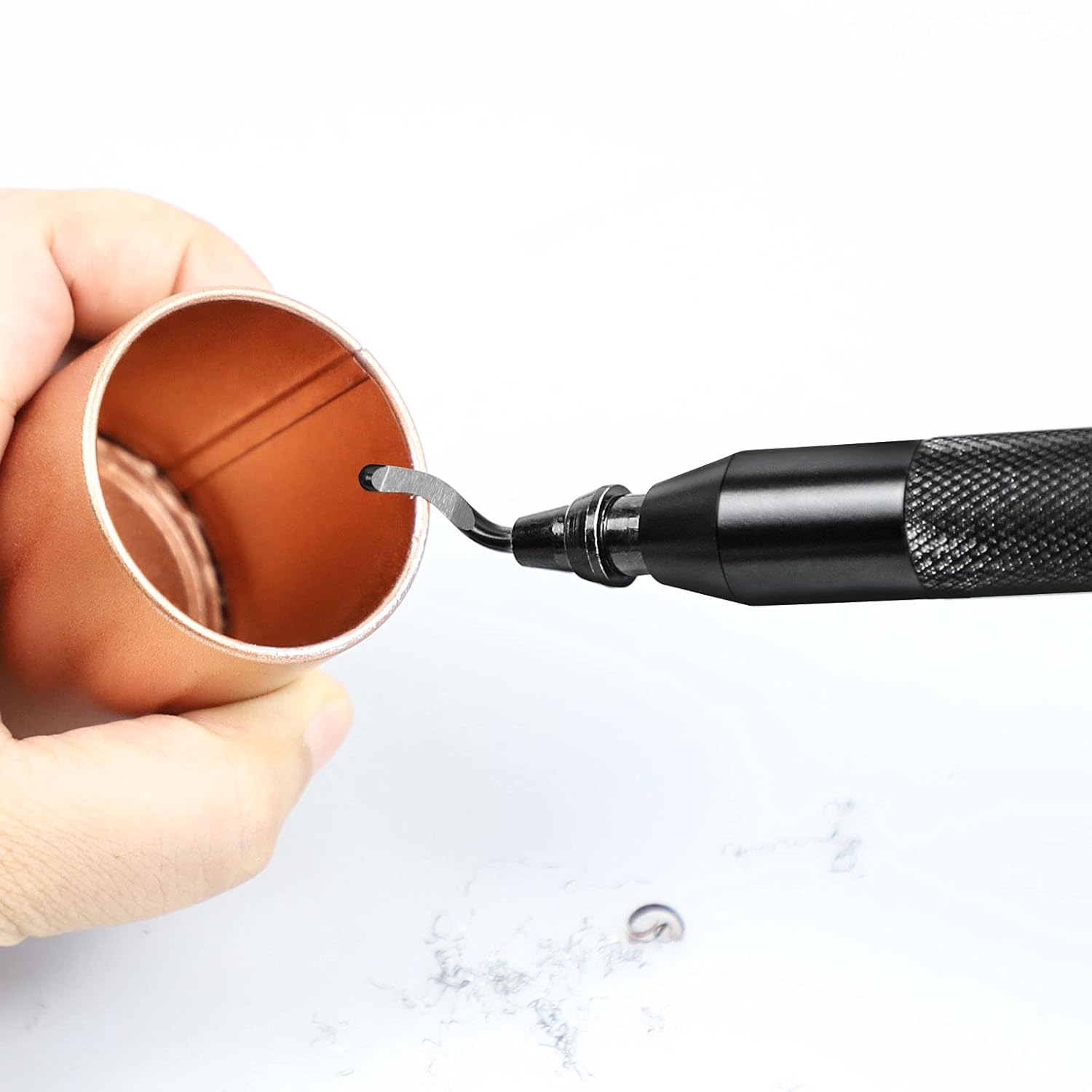 20 pcs BS1010 Trimming Knife Scraper Blade for Hand Deburring Cutters Trimming Blade Replacement for Scraping PVC Plastic Iron