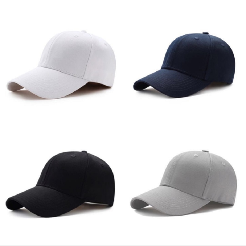 Spring and summer hats, men's and women's tide brand, light peaked caps, outdoor mountaineering, solid color baseball caps