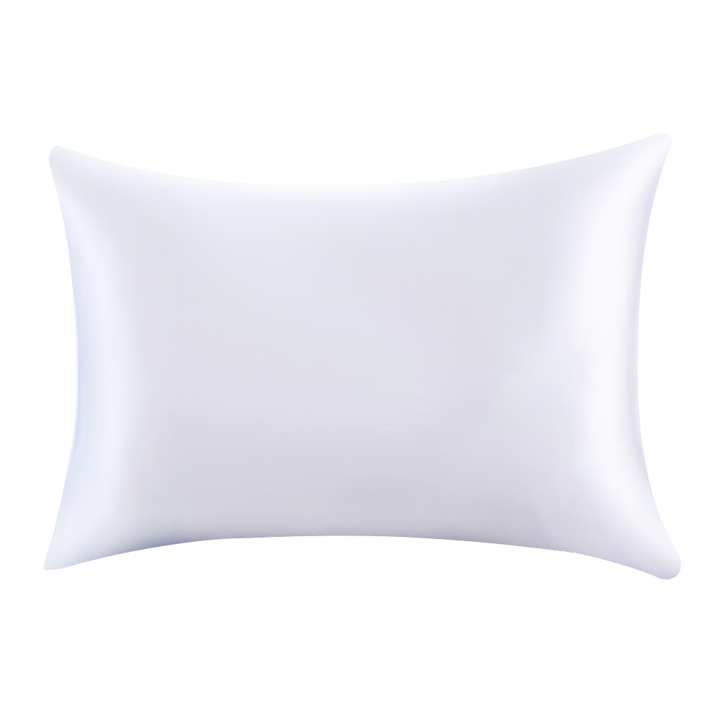 Kussensloop van zuivere zijde satijn, comfortabele kussensloop, kussensloop voor bedsprei, enkele kussenslopen: B / 20 x 26 inch