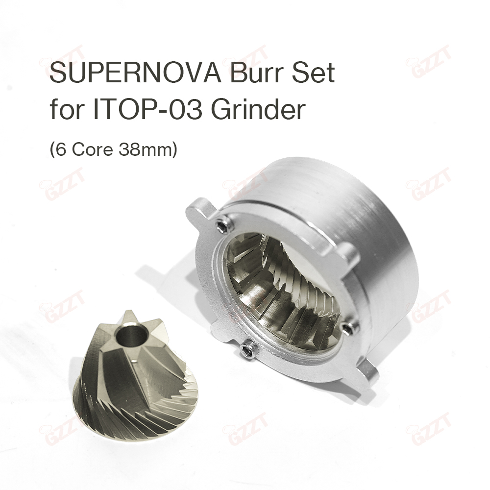 GZZT ITOP 03 Mühle Grat 7 Kunst von Grat für ITOP 03 Kaffeemühle Haushaltskaffeebohnenmühle VS3 Gen1 Mühle Espresso: Grün