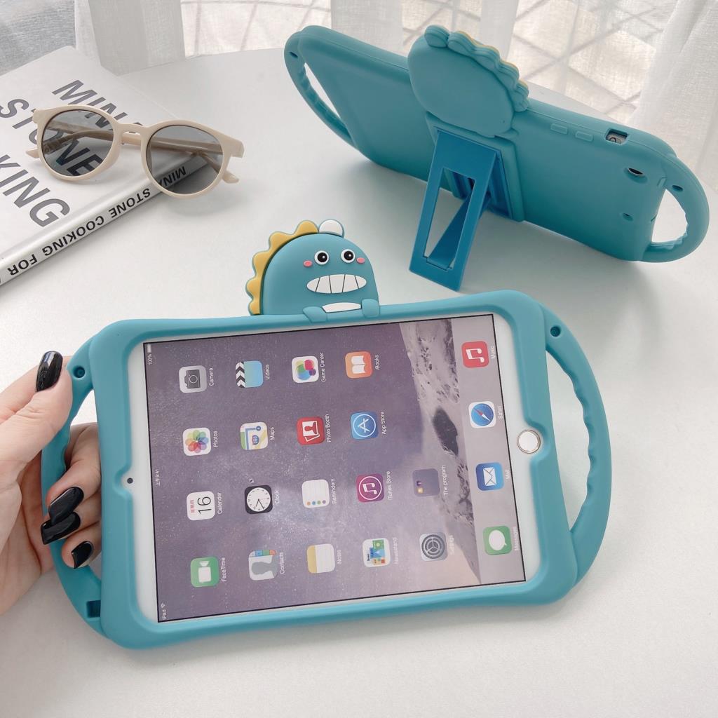 Zachte Siliconen Cartoon Mooie Case voor iPad 2 3 4 Stand Tablet Cover voor Ipad 6e 9.7 inch Mini 5 4 3 2 Air 2 7e Gen 10.2