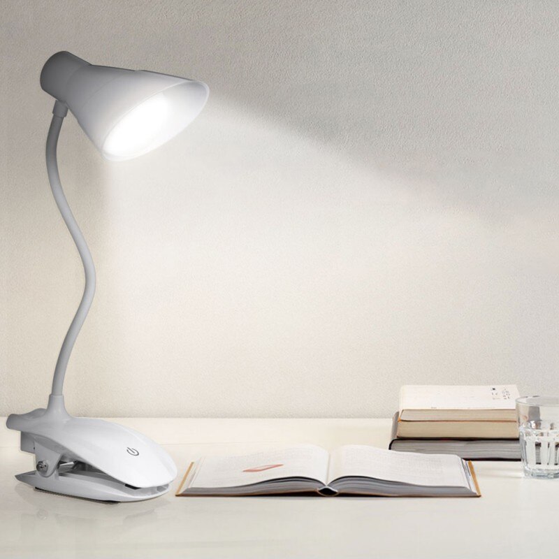 Retro Tafellamp Oplaadbare Led Bureaulamp Touch Clip Studie Lampen Desktop Oogbescherming Student Leeslamp Party