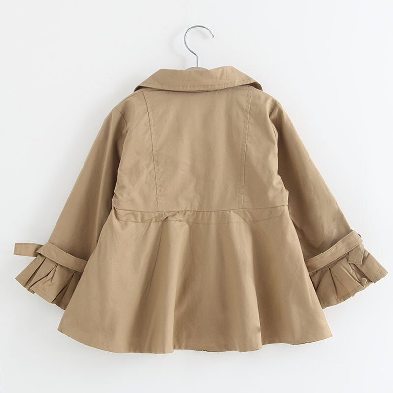 Spring autumn Girls jacket children's clothing girl trench coat kids jacket girl coats Trench Wind Dust Outerwear