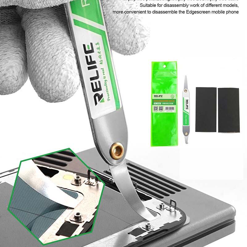 Relife RL-060A – outil de démontage de téléphone portable, kit de démontage d&#39;écran à bord incurvé, support de cadre de séparation, câble de protection