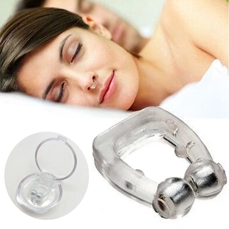 1Pc Magnetische Anti Snurken Neus Dilatator Stop Snurken Nose Clip Device Ademen Verbeteren Slapen Voor Mannen/Vrouwen lade Slapen