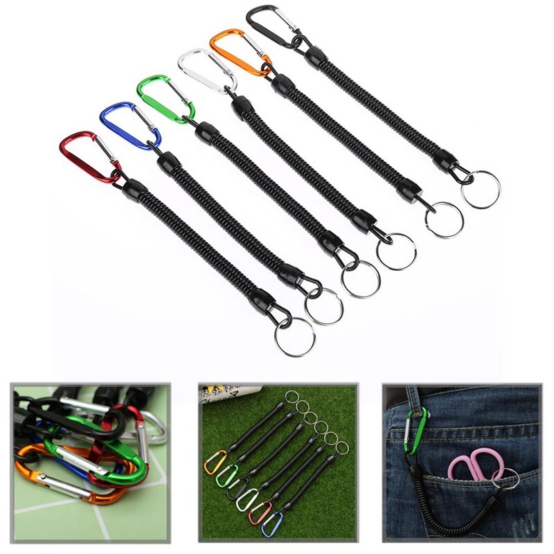 Vissen Lanyards Varen Touwen Kayak Camping Secure Tang Lip Grips Visgerei Vis Gereedschap Vissen Accessoire Carabinet