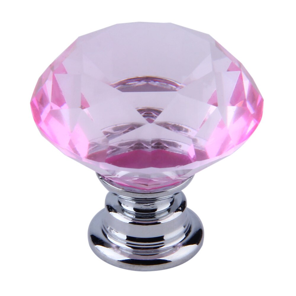 25Mm Diamond Crystal Kast Kast Dresser Lade Kast Deurknop Pull Handle Home Decor Wereldwijd Winkel