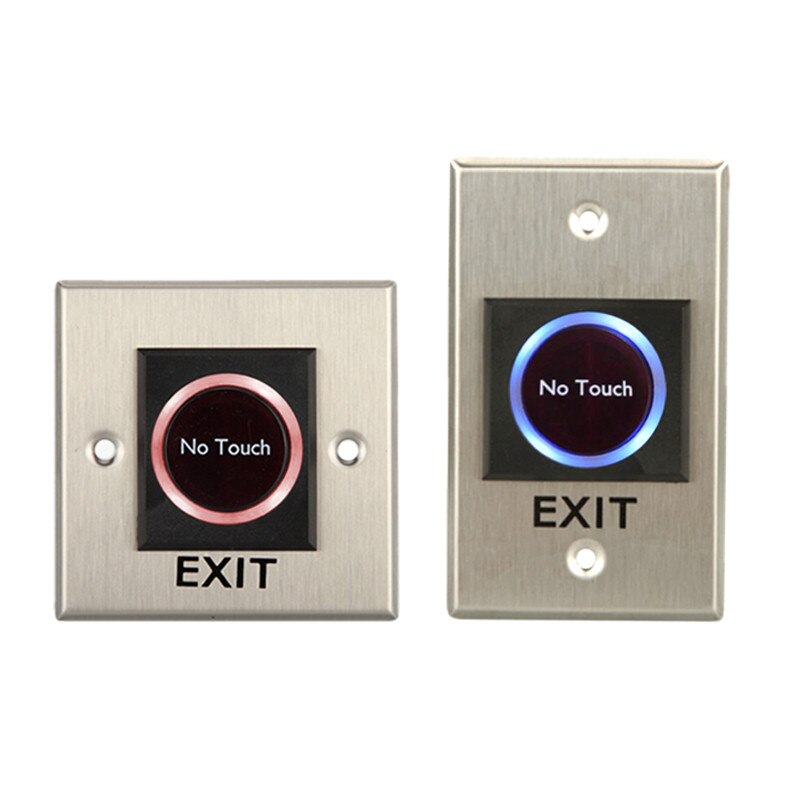 OBO HANDS Touch Exit Button Infrared Sensor No Touch Push Switch Contactless Release for Home Door Access Control Lock System