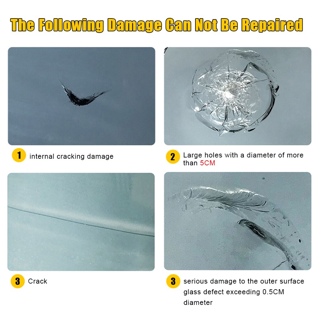 Automotive Glass Nano Repair Fluid DIY Car Windshield Repair Tool Windscreen Scratch Crack Restore Car Window Repair