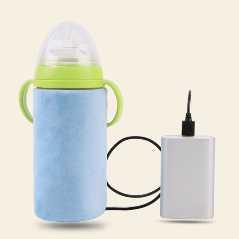 Bærbar usb mælkevarmer isoleret taske bærbar rejse kop varmere baby pleje flaske varmere varmelegeme taske spædbarn fodring flaske taske