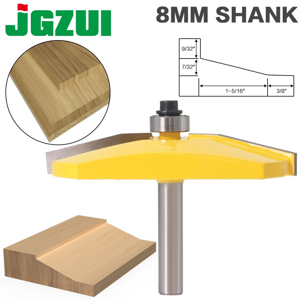 1 pçs 15 paised panet bit anel raiser roteador bit-design bisel-8mm haste cortador de madeira tenon cortador para ferramentas de madeira