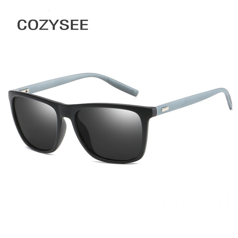 Polaroid sonnenbrille unisex Platz Jahrgang Sonnenbrille Berühmte Sunglases polarisierte Sonnenbrille retro Feminino Für Frauen Männer: matt Schwarz