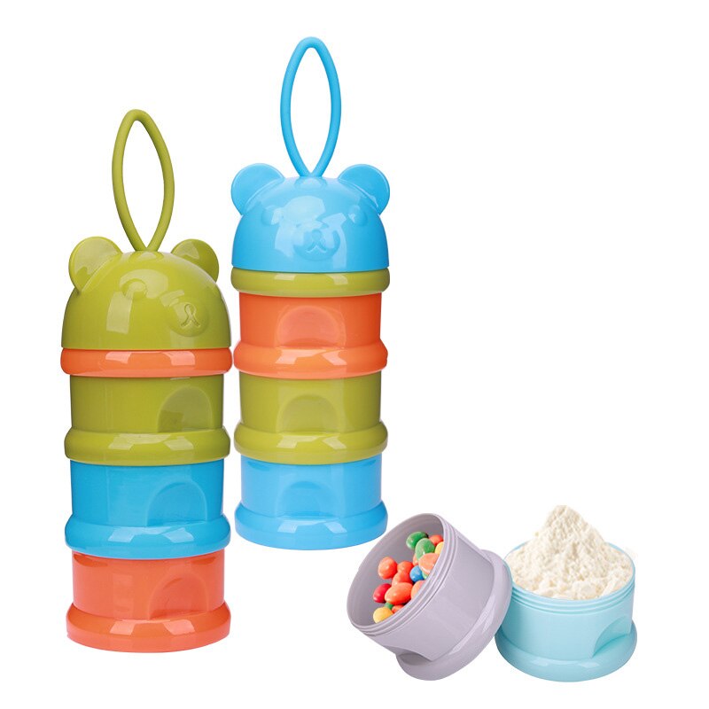 3layers Baby Food Storage Box Milk Boxes Toddle Kids Outdoor Food Travel Box For Baby Feeding