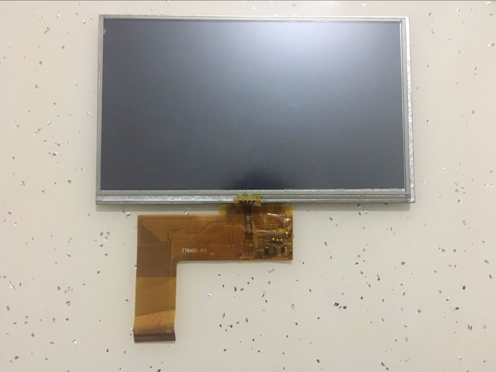Compatible replacement T7640B T7640B-B10 7 inch 40 pin GPS navigator display screen E road traffic GPS screen 164MM*100MM: lcd with touch